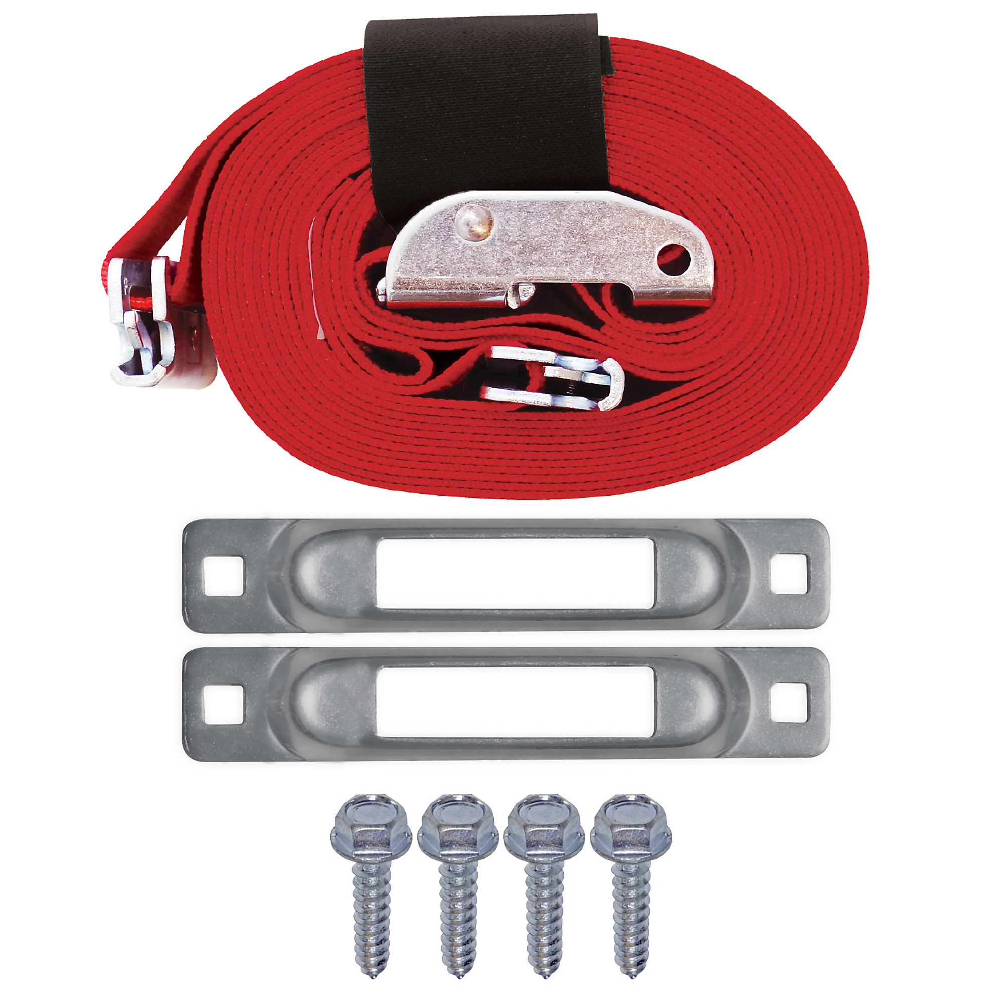 SNAP-LOC E-Track Single Wood Dolly Strap Tie-Down Anchor Kit with 2-Inch x 16-Foot Cam 3,000 lb, Model# SLWKS2C16